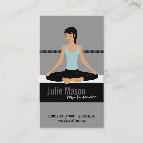Yoga Instructor Business Cards