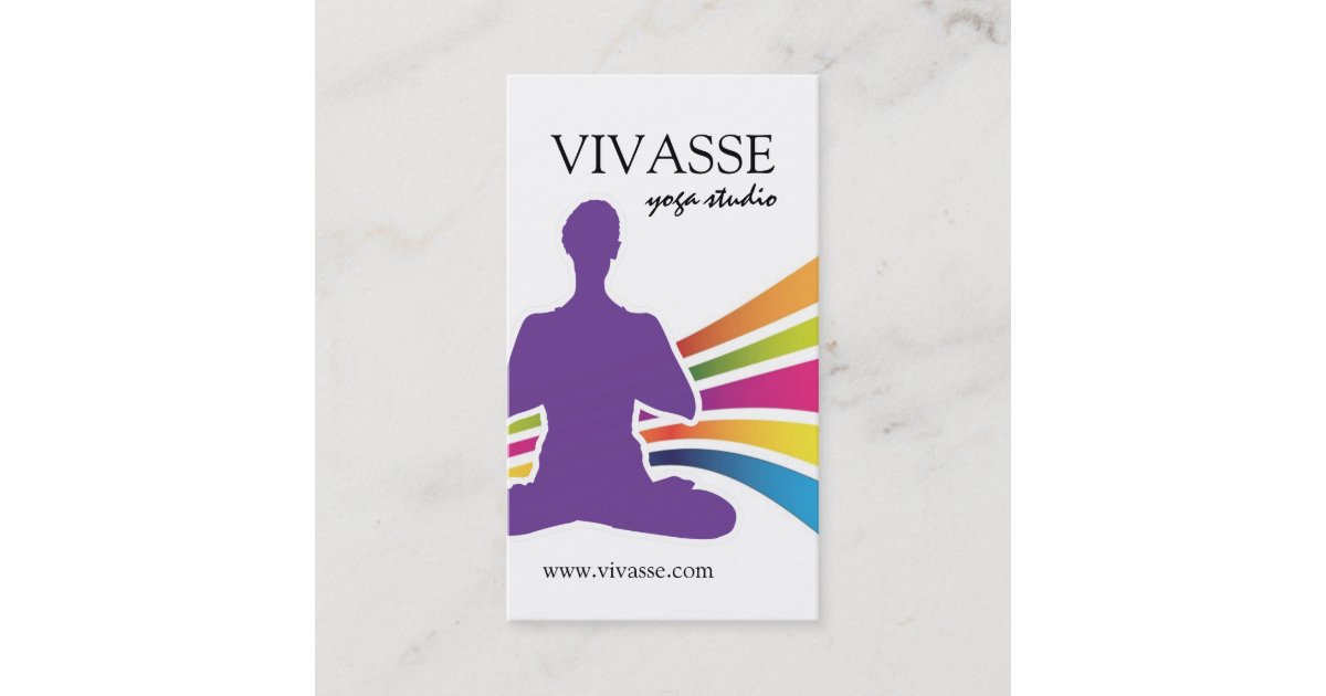 Yoga Instructor Business Cards | Zazzle