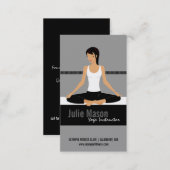 Yoga Instructor Business Cards (Front/Back)