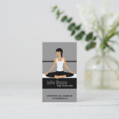 Yoga Instructor Business Cards (Standing Front)