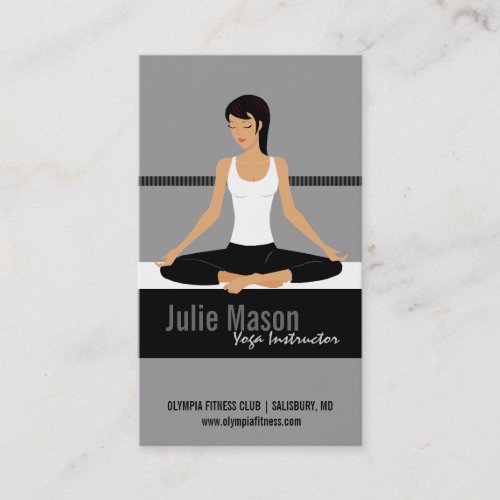 Yoga Instructor Business Cards
