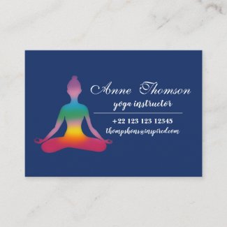 Yoga Instructor Bussines Card
