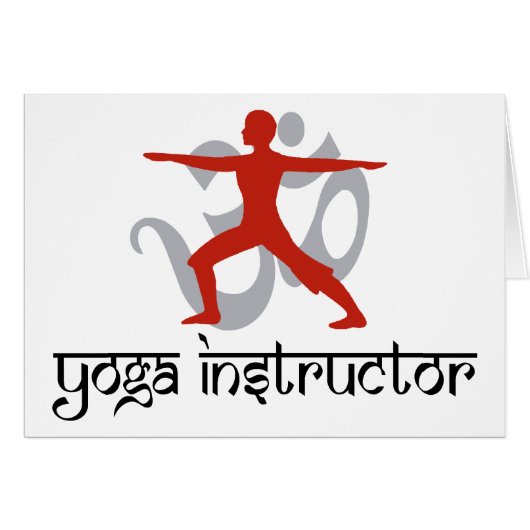 Yoga Instructor Cards (Front Horizontal)