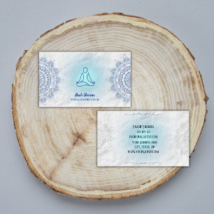 Yoga Instructor Chakra Mandala Business Card