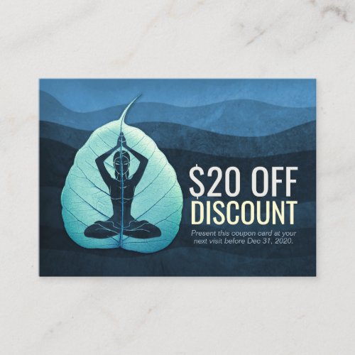 YOGA Instructor Discount Coupon Loyalty Bodhi Leaf