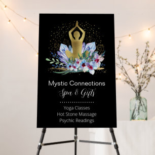 Yoga Instructor Energy Healer Crystals Reiki Spa Foam Board