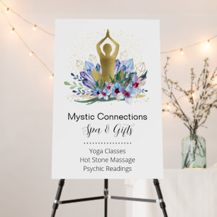 Yoga Instructor Energy Healer Crystals Reiki Spa Foam Board