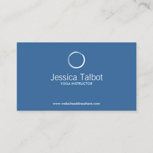 YOGA INSTRUCTOR, FITNESS TRAINER Business Card