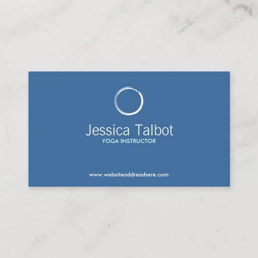 Customizable YOGA INSTRUCTOR, FITNESS TRAINER Business Card
