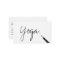 Yoga instructor Handwritten Script Elegant