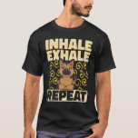 Yoga Instructor Inhale Exhale Repeat Meditation Yo T-Shirt