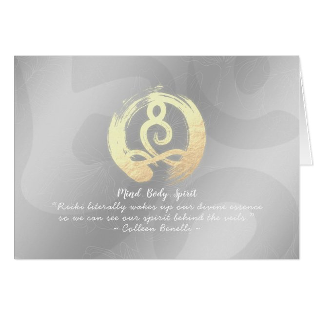 Yoga Instructor Life Coach Meditation Pose Zen OM Cards (Front Horizontal)