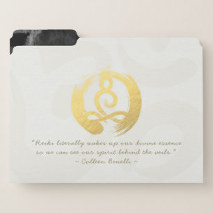 Yoga Instructor Life Coach Meditation Pose Zen OM File Folder