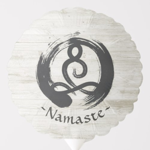 Yoga Instructor Meditation Pose Healer ZEN Symbol Balloon