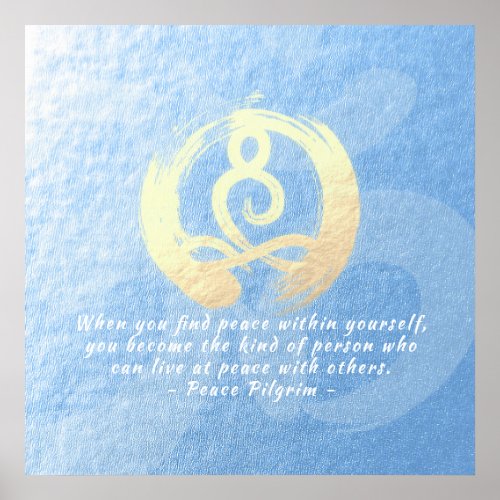 Yoga Instructor Meditation Pose Quotes Zen OM Sign