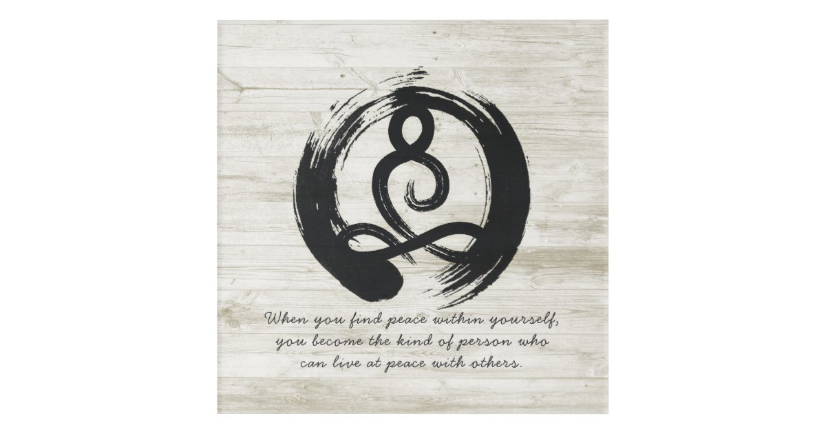 Meditation Instructor Yoga Pose OM Quote Gift Box, Zazzle