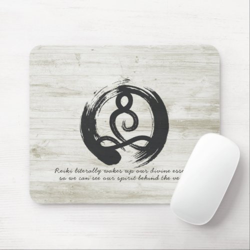 Yoga Instructor Meditation Pose Zen Symbol Quotes Mouse Pad