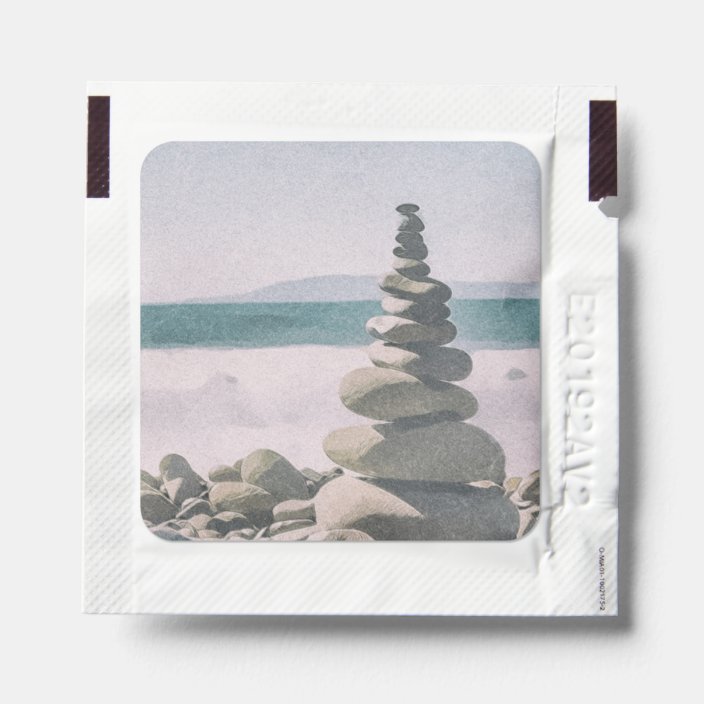 Yoga Instructor Meditation Zen Stone Stacking Hand Sanitizer Packet Zazzle Com