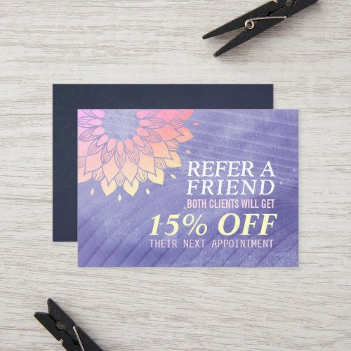 YOGA Instructor Referral Gold Mandala