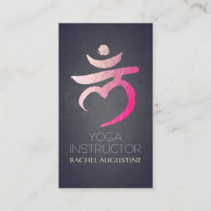 Yoga Instructor Root Chakra Muladhara Mantra LAM Business Card