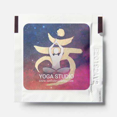 Yoga Instructor Root Chakra Symbol Meditation Pose Hand Sanitizer Packet