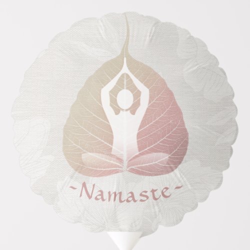 Yoga Instructor Studio Meditation Pose Bodhi Leaf  Balloon