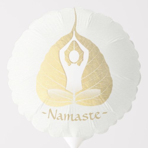 Yoga Instructor Studio Meditation Pose Bodhi Leaf  Balloon