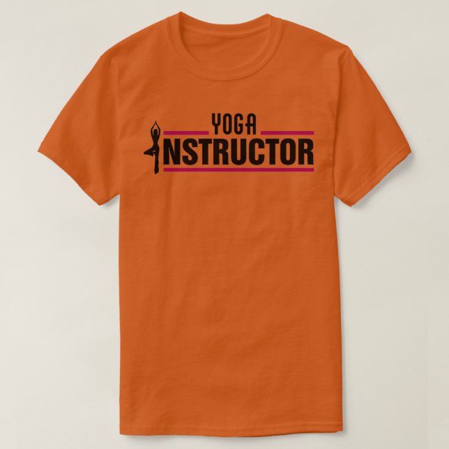 Yoga instructor T-Shirt (Design Front)