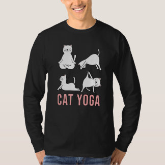 Yoga Instructor Teacher Cat Cat Yoga 2 T-Shirt