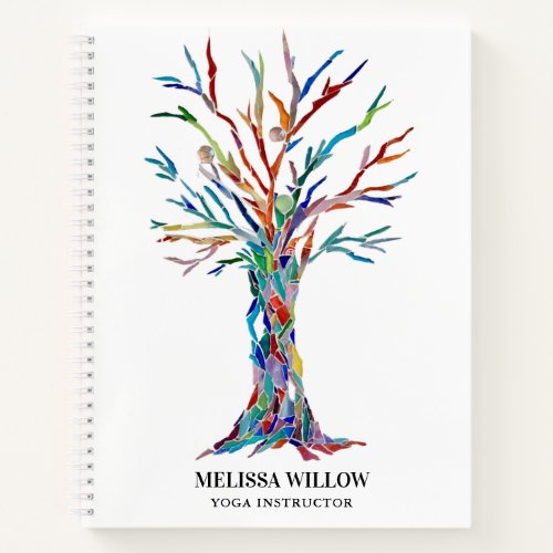 Yoga Instructor Tree of Life Spiral Notebook