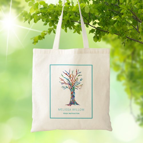 Yoga Instructor Tree of Life Tote Bag