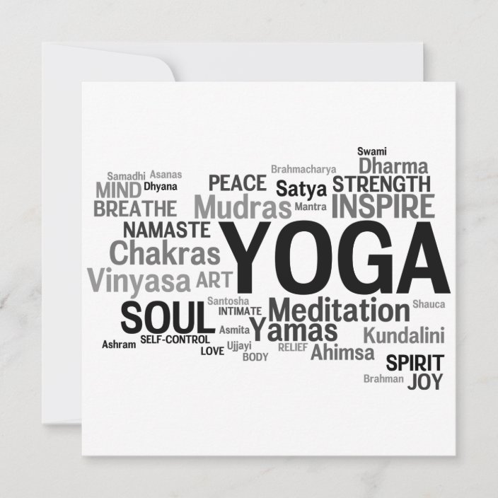 YOGA Invitation | Zazzle.com