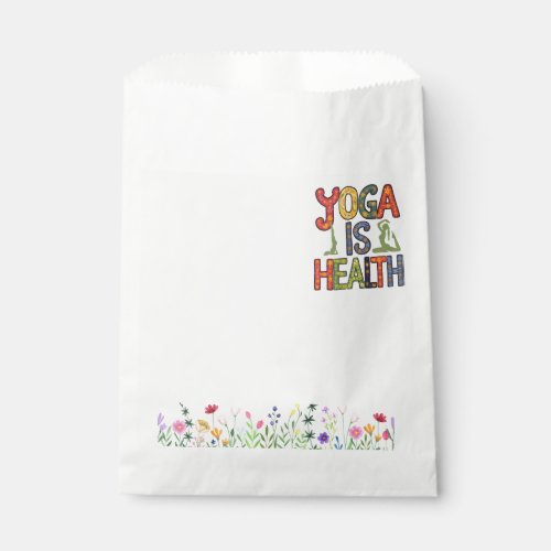 Yoga is health favor bag