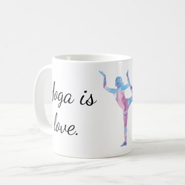 Yoga Is Life 1 Mug (Front Left)