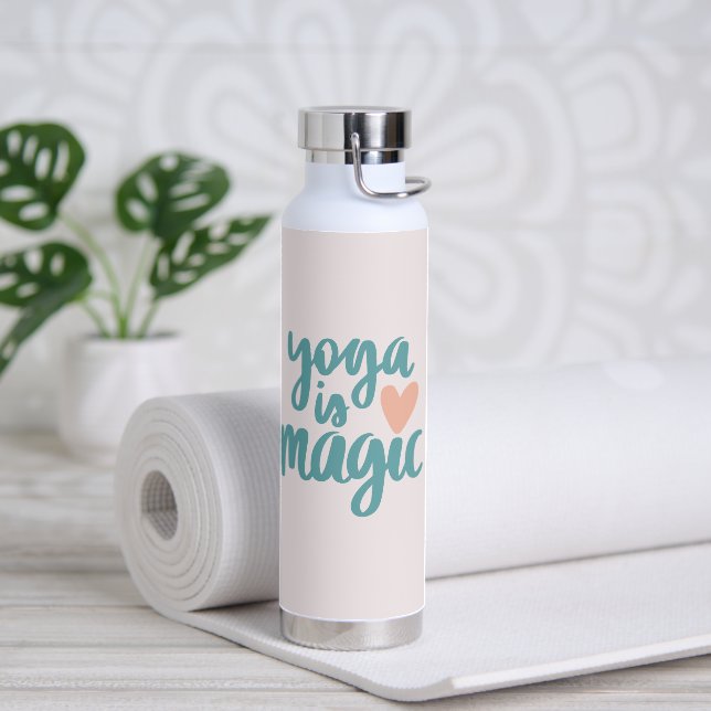 Yoga is Magic Gift For Her Insulated Water Bottle (Yoga)