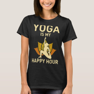 Yoga Is My Happy Hour Guru Sport Workout USA For M T-Shirt