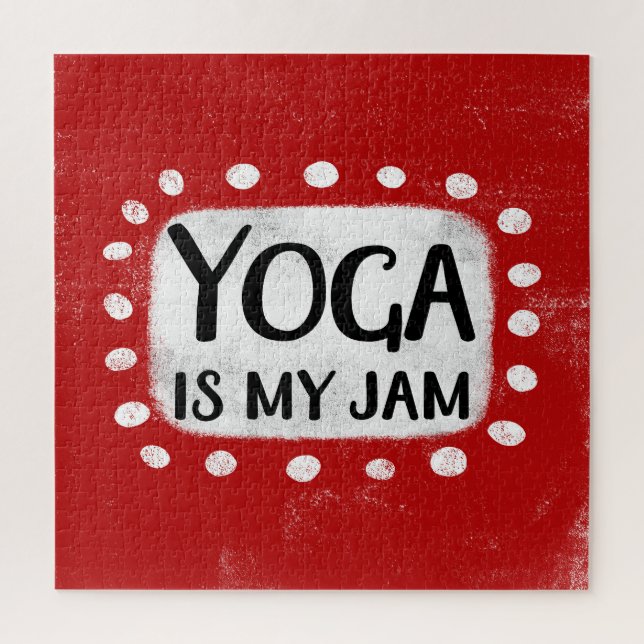 Yoga Is My Jam Jigsaw Puzzle (Vertical)