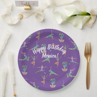 Yoga Joy Paper Plates