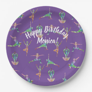 Yoga Joy Paper Plates