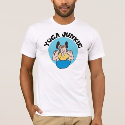 Yoga Junkie Mens T_Shirt