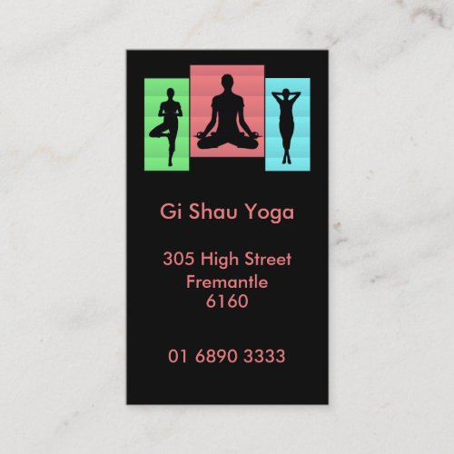 Yoga Karma design Business Cards