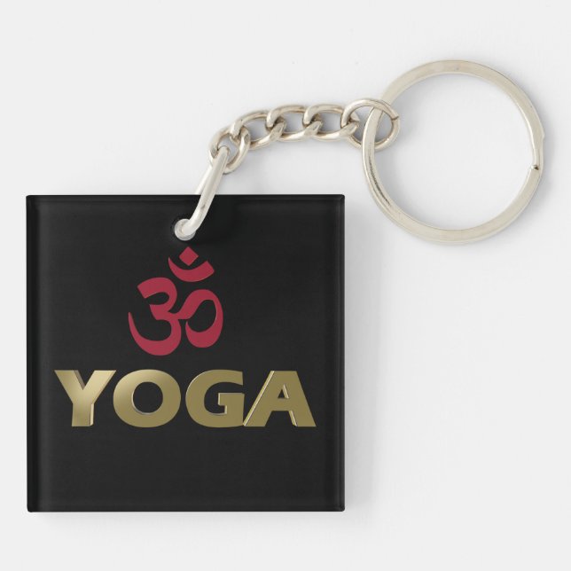 Yoga Keychain (Back)