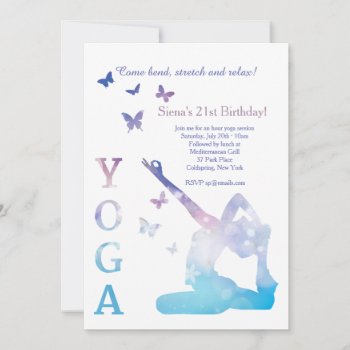 Yoga King Pigeon Invitation by heartfeltclub at Zazzle