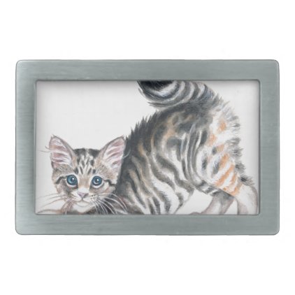 yoga kitten belt buckle