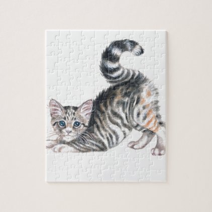 yoga kitten jigsaw puzzle