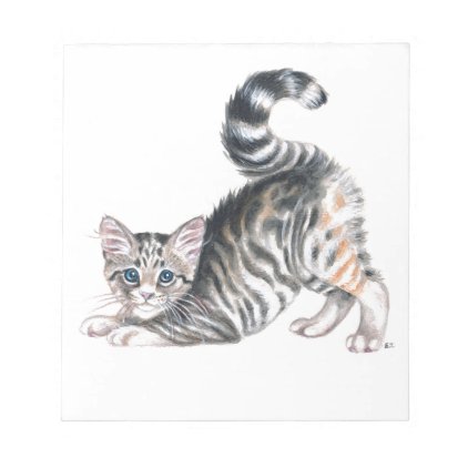 yoga kitten notepad