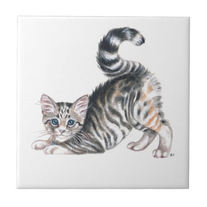 yoga kitten tile