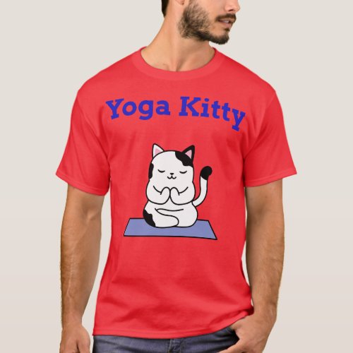 Yoga Kitty 1 T_Shirt