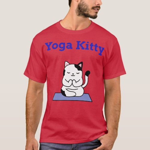 Yoga Kitty T_Shirt