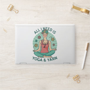 Yoga Knitting Funny Design HP Laptop Skin